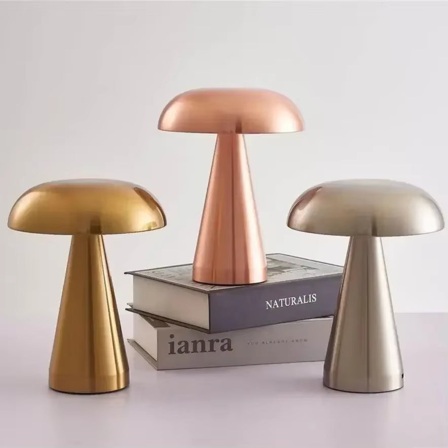 Newest Lamp LED Table Lamps Touch 3-Color Dimming Rechargeable Restaurant Bedside Decor Dimmable Bedroom Decoration Nightlights