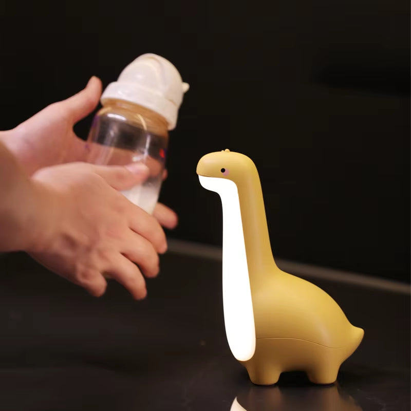 Dinosaur Night Light Cute Children'S Night Light Eye Protection Bedside Timing Lamp USB Charging Room Decoration Children'S Gift